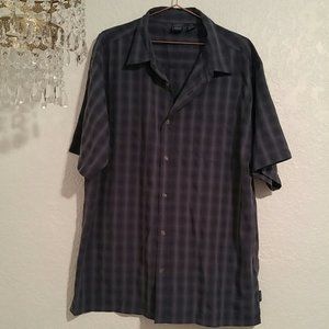 Solo Originals Blue & Grey Button Down Shirt XXL